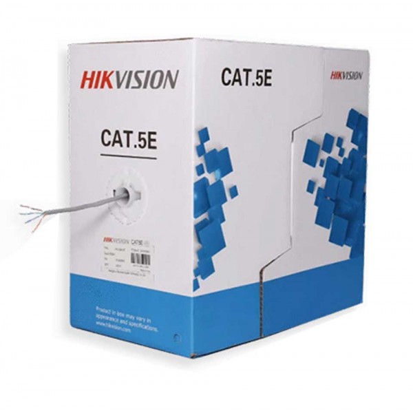 CABLE UTP CAT 5E 100% COBRE UNIFILAR 305M HIKVISION